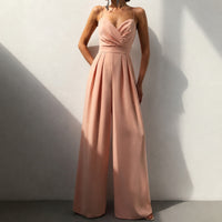 Becca - Stilvoller Jumpsuit mit hoher Taille – Lachs