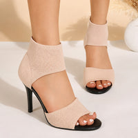 Emilia - Modische und bequeme Absatzschuhe – Beige