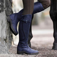 Athena - Vintage-inspirierte hohe Stiefel – Violett