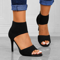 Emilia - Modische und bequeme Absatzschuhe – Schwarz