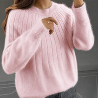 Taimi - Ein natürlicher und eleganter Damenpulli – Rosa