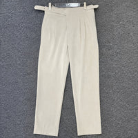 Bronson - Elegante Männerhose mit verstellbarer Schnalle – Aprikose