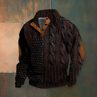 Jary - Komfortabler Herrenpullover – Braun
