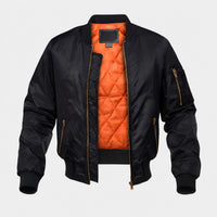 Ted - Trendige Bomberjacke – Schwarz