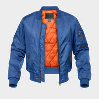 Ted - Trendige Bomberjacke – Blau