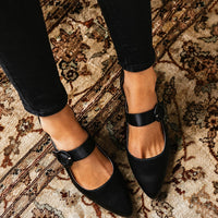 Mandy - Eleganz und Bequemlichkeit in einem Schuh mit hohem Absatz – Schwarz