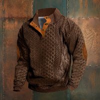 Jary - Komfortabler Herrenpullover – Hellbraun