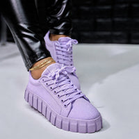 Marit - Komfortable Damensneakers – Lila