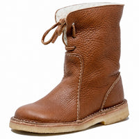 Asami - Damenstiefel mit warmer Innenfütterung – Braun