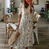 Claidel - Bezauberndes Kleid im Boho-Look – Geblümt