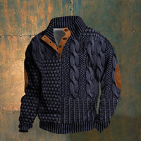 Ronald - Bequemer, weicher Pullover – Lila