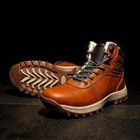 Miroslav - Elegante Vintage-Stiefel für Herren – Rötlichbraun