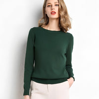 Livana - Bequemer Freizeit-Sweater – Grün
