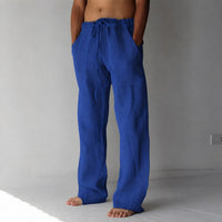 Bruce - Bequeme Männerhose im lockeren Design – Blau