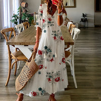 Claidel - Bezauberndes Kleid im Boho-Look – Weiß