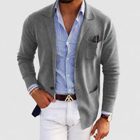 Olivier - Leichter, taillierter Jacket – Hellgrau