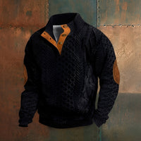 Jary - Komfortabler Herrenpullover – Schwarz