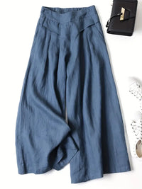 Damen Leicht Weite Hosen | Stilvoll – Blau