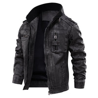 Die Adriano Lederjacke – Schwarz