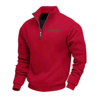 Rico | Lässiges Fleece-Sweatshirt für Herren – Rot