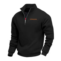 Rico | Lässiges Fleece-Sweatshirt für Herren – Schwarz