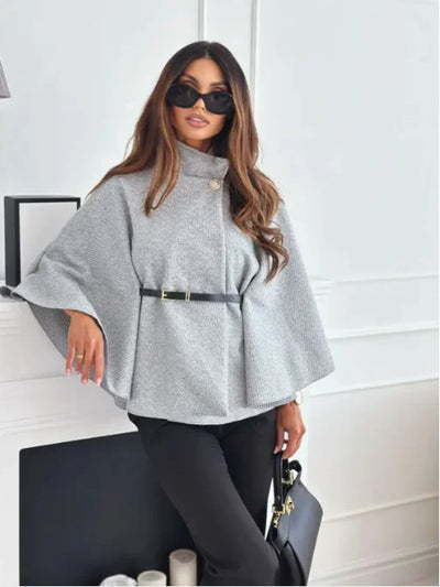 Cherie - Eleganter Mantel mit Taillenbund