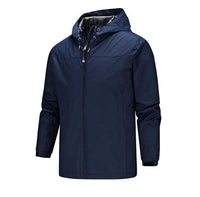 Regenjacke für Herren | Wasserdichte – Dunkelblau
