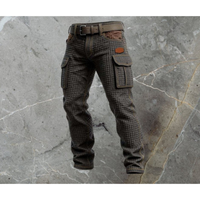 Alexander | Herren Slim Fit Cargohose – Schwarz