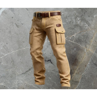 Alexander | Herren Slim Fit Cargohose – Beige