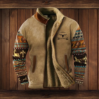 Alexander | Herren Winterjacke mit Sherpa Futter – Braun 2