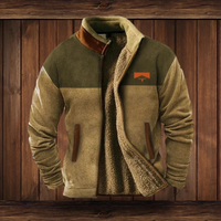 Alexander | Herren Winterjacke mit Sherpa Futter – Braun