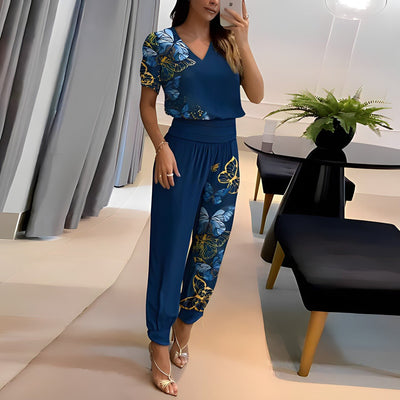 Cressida - Modisches Blusen- und Hosenoutfit-Set