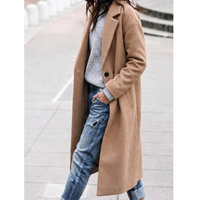 Alma | Klassischer Trenchcoat mit Knopfleiste – Khaki