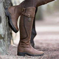 Damen Stiefel | Geschlossene Ausführung mit stabiler Form – Dunkelbraun