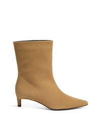 Sophie | Damen Stiefeletten Vintage niedriger Absatz – Khaki