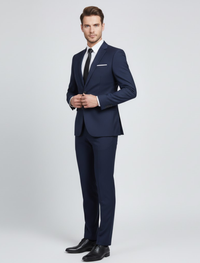 Andreas | Herren Zweiteiliges Anzug Set – Marine