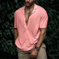 Anselm | Herren Sommerhemd modern geschnitten – Rosa