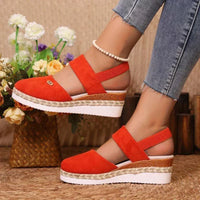 Andrea™ | Orthopädische Sandalen mit Plateausohle – Orange