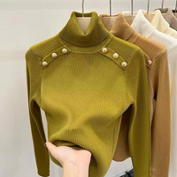 EVI - ENG ANLIEGENDER ROLLKRAGENPULLOVER – Grün