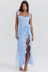 AGATHE | LUXE ABENDKLEID – Hellblau