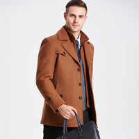 Armani | Eleganter Wintermantel – Camel