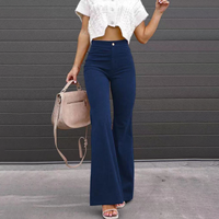 Alina | Bellbottoms Damen modisch & stilvoll geschnitten – Königsblau
