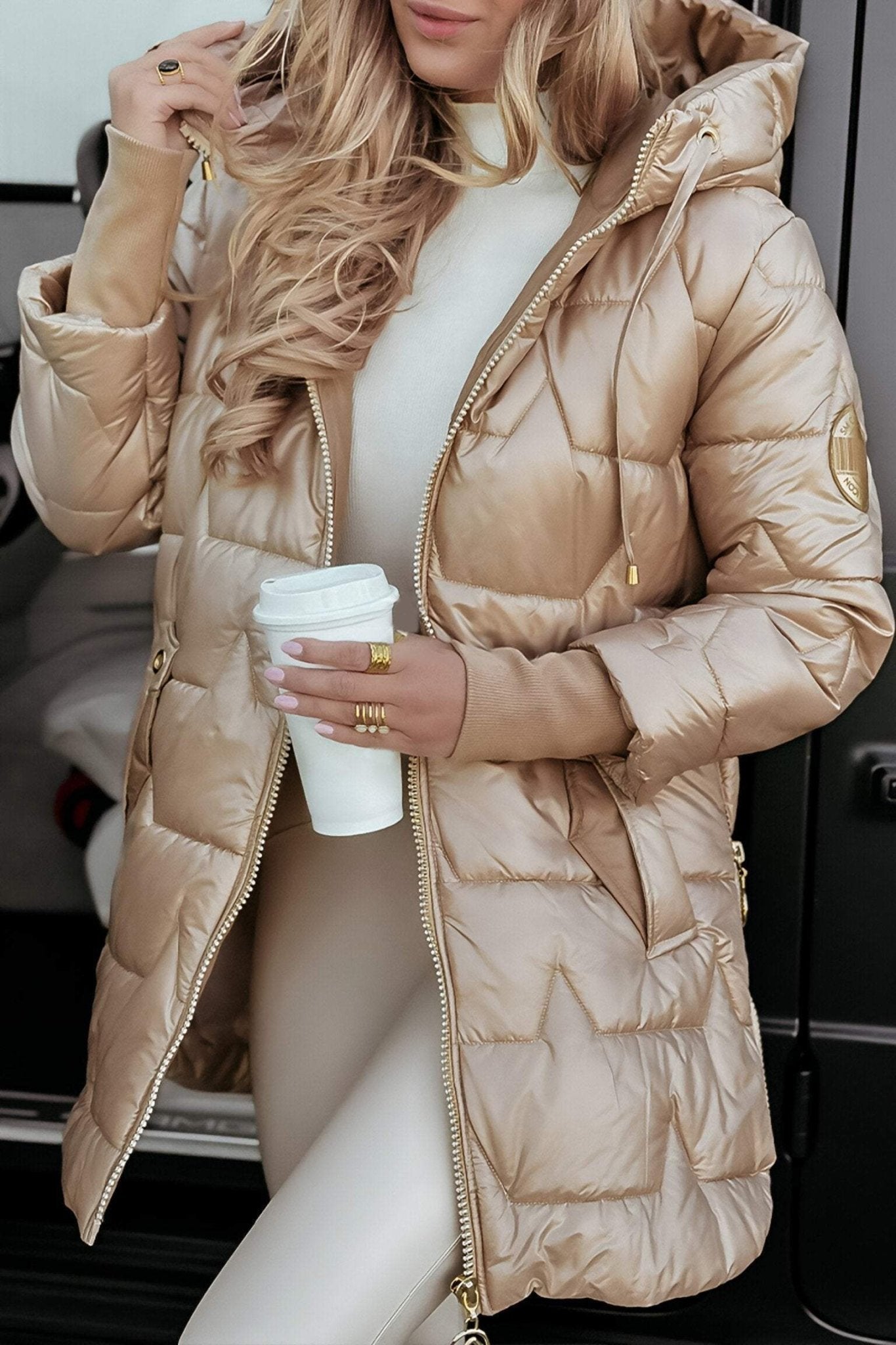 Amela | Warme Herbstjacke aus Baumwollmix