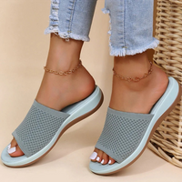 Atmungsaktive Sommerschuhe für Damen | Bequem – Hellblau