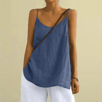 Atmungsaktives Damen-Tank-Top | Ärmellos – Blau