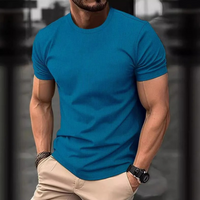 Atmungsaktives Herren-T-Shirt | Kurzarm – Blau