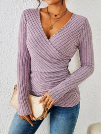 AURORA - Langarmshirt mit Bauchkontrolle – Rosa (Fast ausverkauft)