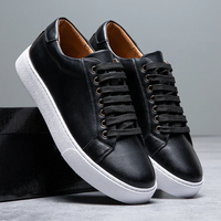Jonathan Leder Sneakers – Schwarz
