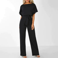 Adriana Damen Jumpsuit - Entfesseln Sie Ihre innere Chefin – Schwarz