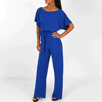 Adriana Damen Jumpsuit - Entfesseln Sie Ihre innere Chefin – Blau